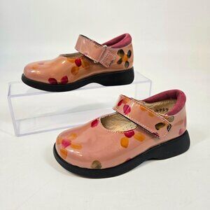 1913 by Aster Pink Floral Print Mary Janes Shoes Little Girl Size US 8 EU 24